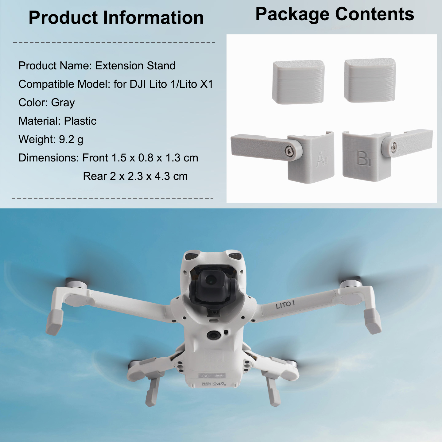Landing Gear Extender For DJI  - огляд і ціна Drone Landing Pad