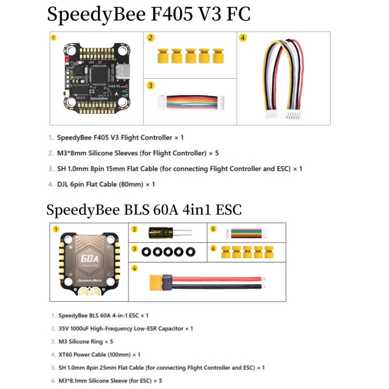 SpeedyBee F4 F405 V4 55A BLS 3 - огляд і ціна Betaflight Fc F4